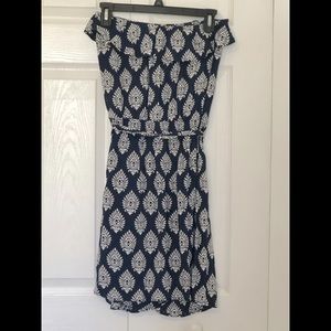 Lucy Love Strapless Blue Summer Dress size XS